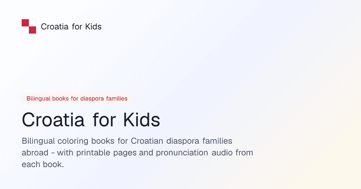 Croatia for Kids — pregled