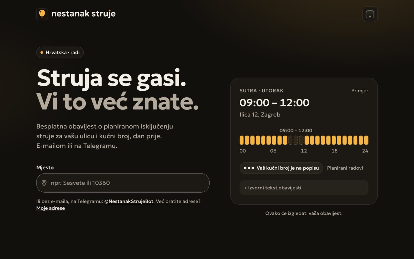 Nestanak struje